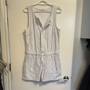 Athleta Light Gray Romper